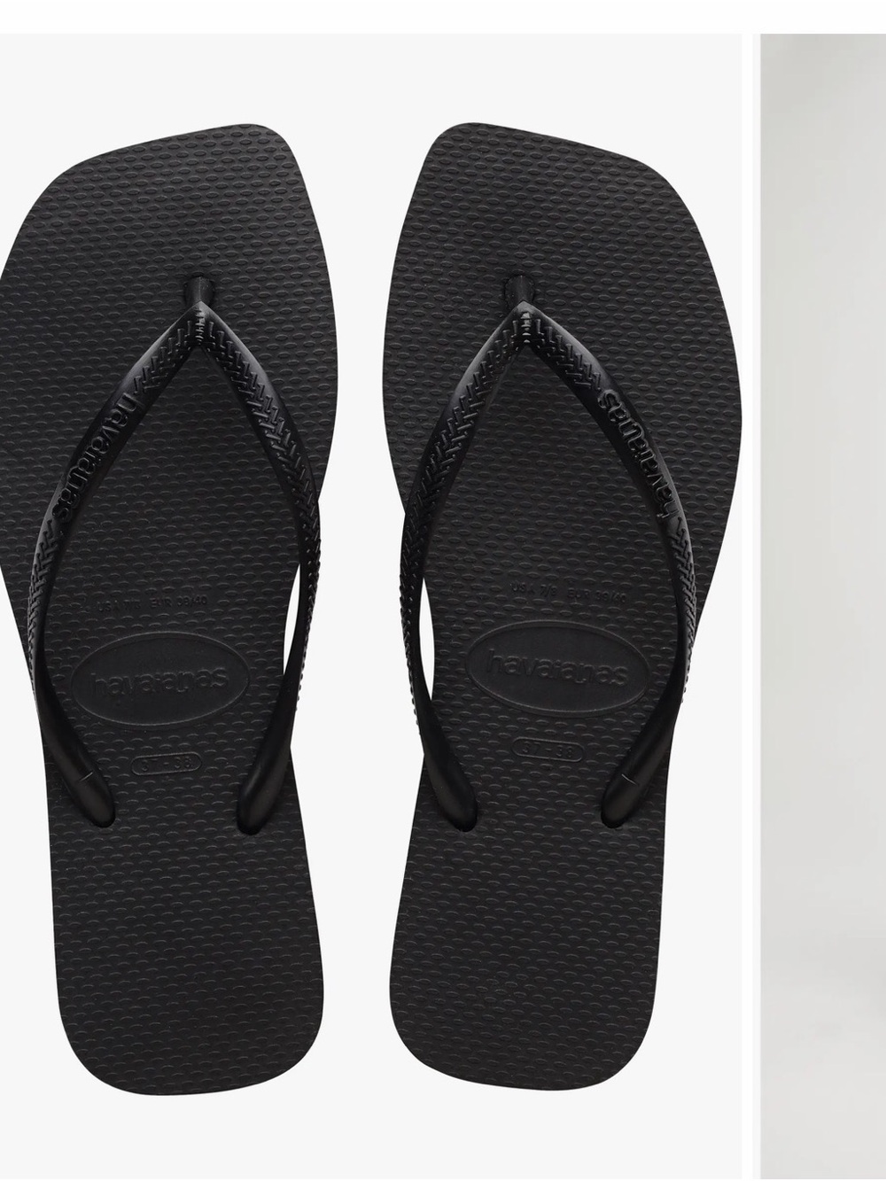 Havaianas Slim Flip Flops - Black